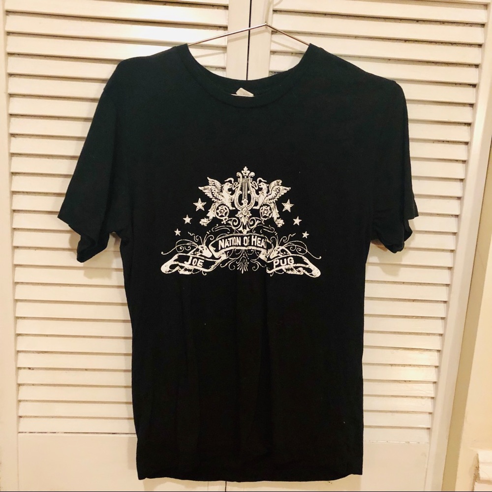 Joe Pug Band T Shirt Black 100% Cotton